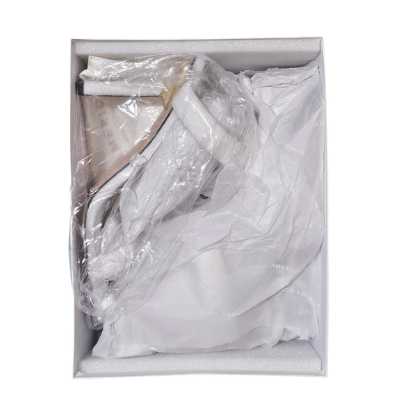 Good American Terry Slip On High Heel Sandals Womens 11.5 - Picture 4 of 4